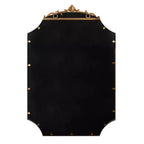 Miroir Arendahl de style traditionnel avec bordure festonnée, couleur or, de Kate & Laurel All Things Decor
