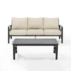 Ensemble de canapés d'extérieur 2 pièces Kaplan Crosley - 79 L x 65 P x 32 H