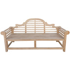 Banc d'extérieur en bois de teck Marlborough Seven Seas Teak, 1,8 m
