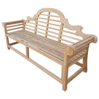 Banc d'extérieur en bois de teck Marlborough Seven Seas Teak, 1,8 m