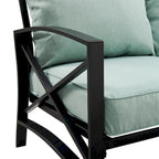 Crosley Kaplan Ensemble de canapés d'extérieur 5 pièces - 147 L x 68,5 P x 32 H