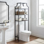 Étagère-pont de toilette Aimee bronze huilé