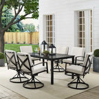 Crosley Kaplan 7Pc Outdoor Dining Set - 122W x 99D x 37H