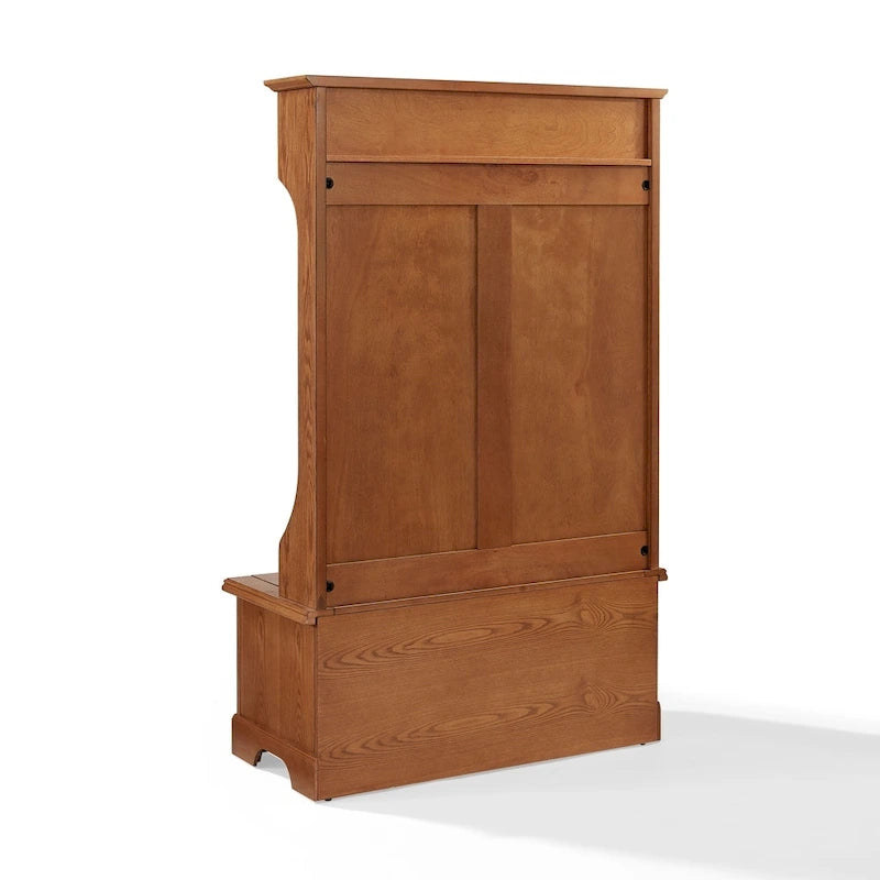 Meuble d'entrée en chêne - 40 L x 18,5 P x 64,25 H