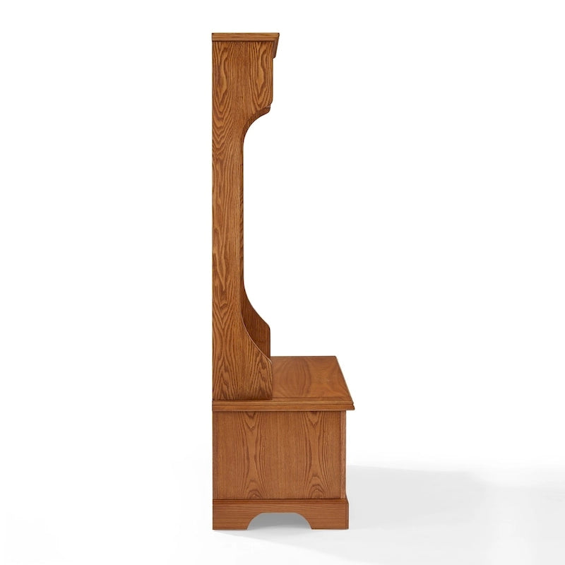 Meuble d'entrée en chêne - 40 L x 18,5 P x 64,25 H