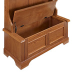 Meuble d'entrée en chêne - 40 L x 18,5 P x 64,25 H