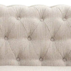 Ensemble 2 pièces Chesterfield Morden Fort : Fauteuil et Causeuse rembourrés capitonnés
