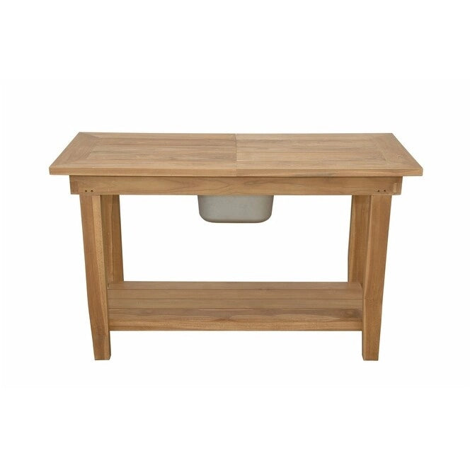 Console Nautilus avec conteneur en acier inoxydable
