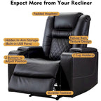 Fauteuil inclinable multiposition motorisé de cinéma maison Ebello