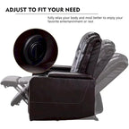 Fauteuil inclinable multiposition motorisé de cinéma maison Ebello