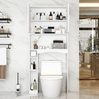 Meuble de rangement WC double porte - 80x180 cm