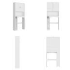 Meuble de rangement WC double porte - 80x180 cm