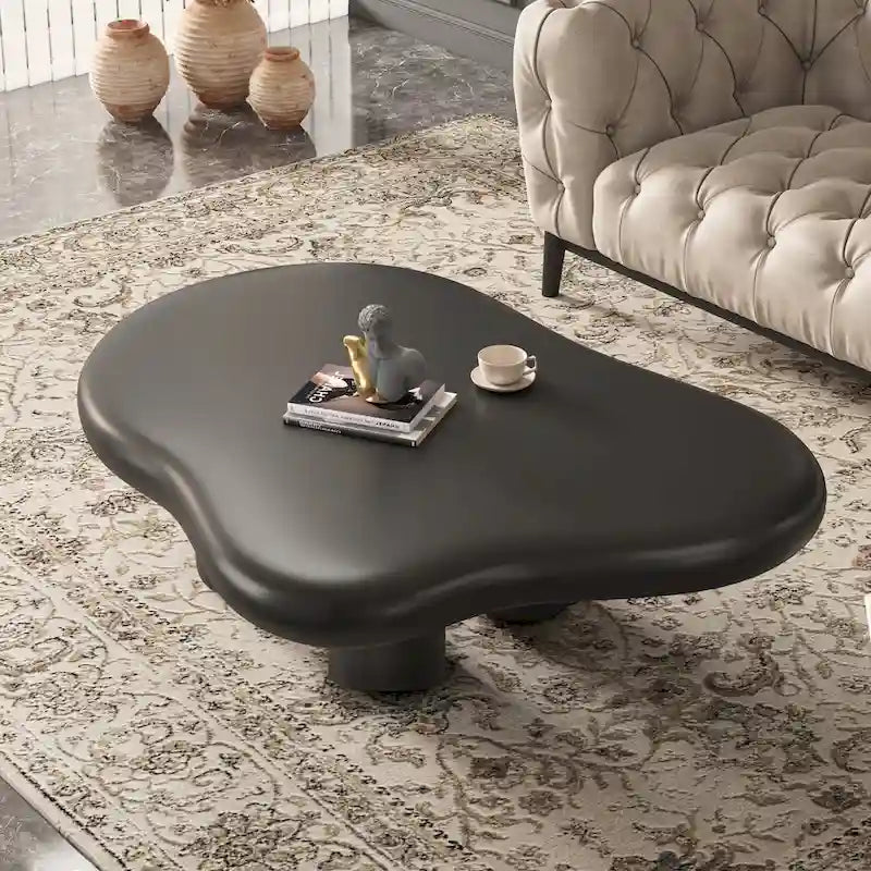 48,5 Table Basse Moderne Forme Nuage 4 Pieds