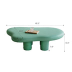 48,5 Table Basse Moderne Forme Nuage 4 Pieds