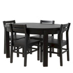 Ensemble de salle à manger rond extensible 5 pièces Merax Farmhouse
