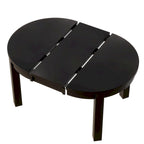 Ensemble de salle à manger rond extensible 5 pièces Merax Farmhouse
