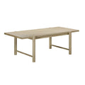 Table à manger rectangulaire d'extérieur Gata Light Teak
