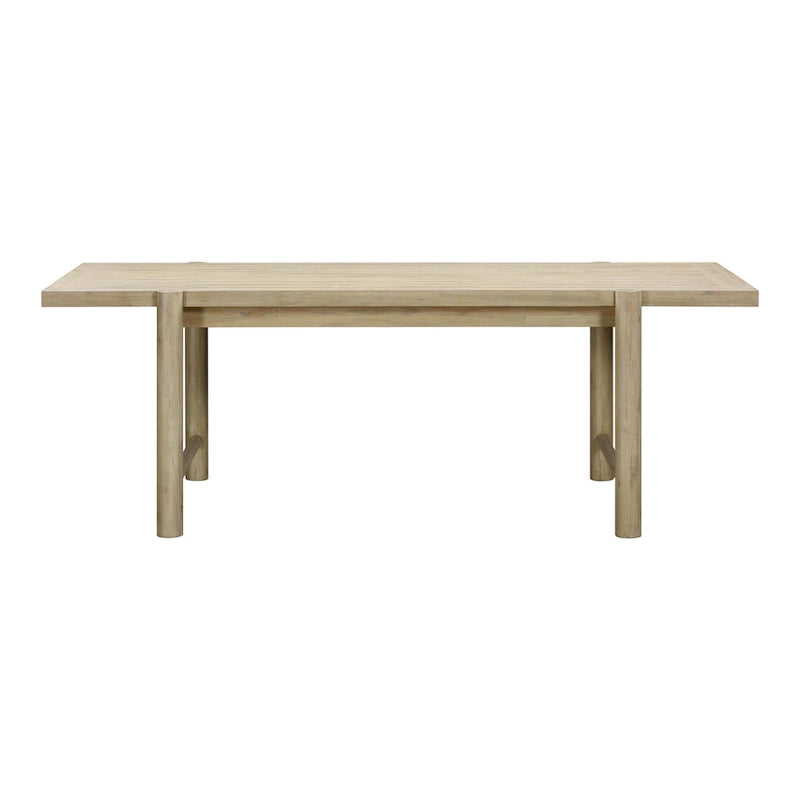 Table à manger rectangulaire d'extérieur Gata Light Teak