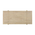 Table à manger rectangulaire d'extérieur Gata Light Teak