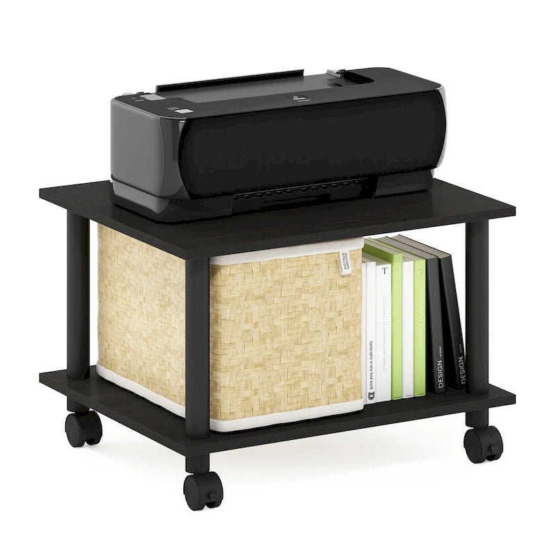 Support CPU et imprimante sous le bureau Econ Home Office avec roulettes