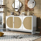 Armoire de rangement avec étagères réglables