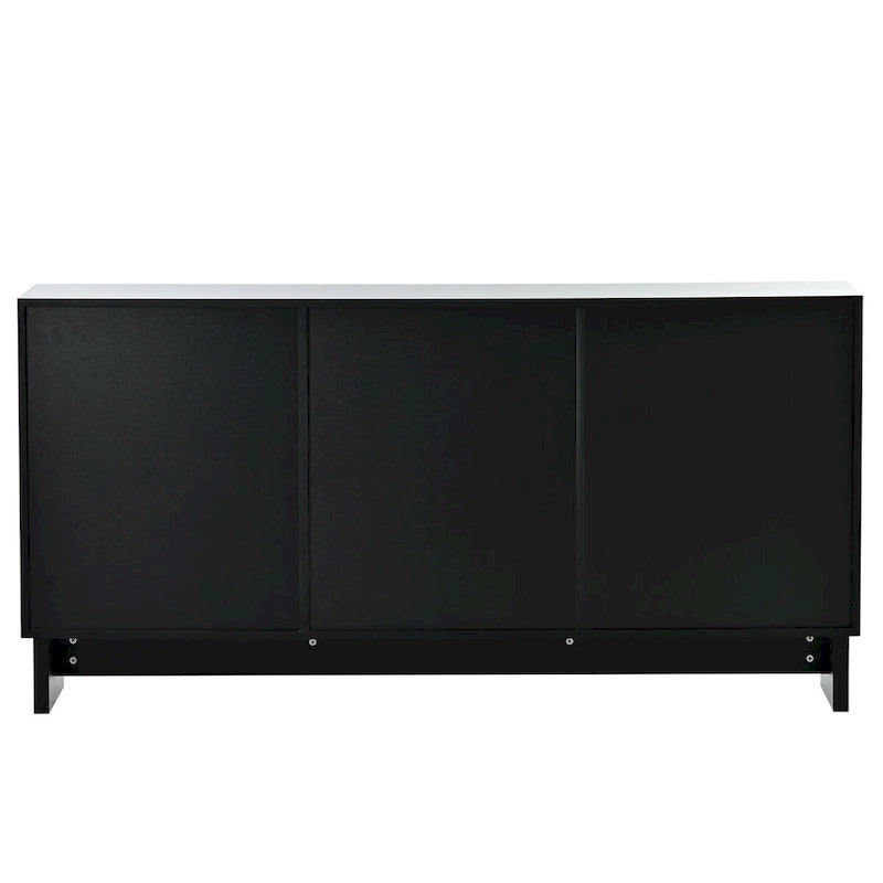 Armoire de rangement avec étagères réglables
