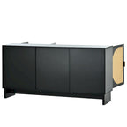 Armoire de rangement avec étagères réglables
