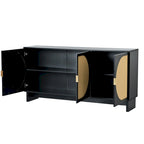 Armoire de rangement avec étagères réglables