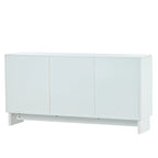 Armoire de rangement avec étagères réglables