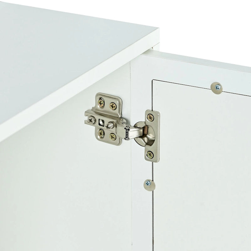 Armoire de rangement avec étagères réglables