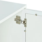 Armoire de rangement avec étagères réglables
