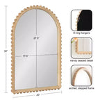 Miroir mural arqué Beadbrook 20x30 par Kate & Laurel All Things Decor