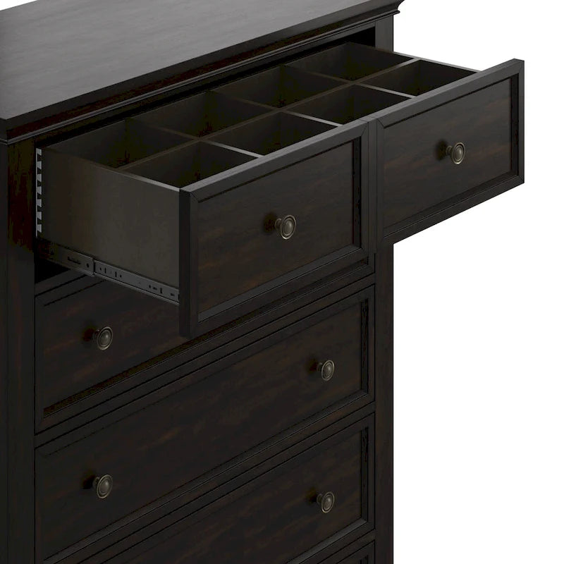 Commode modulaire Ediline à 5 tiroirs en bois par iNSPIRE Q Classic