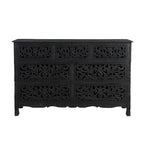 Commode Florence en bois sculpté à 7 tiroirs