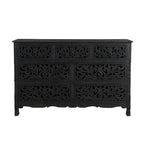 Commode Florence en bois sculpté à 7 tiroirs