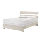 Ensemble de chambre à coucher Annis 6 pièces, plateforme blanche