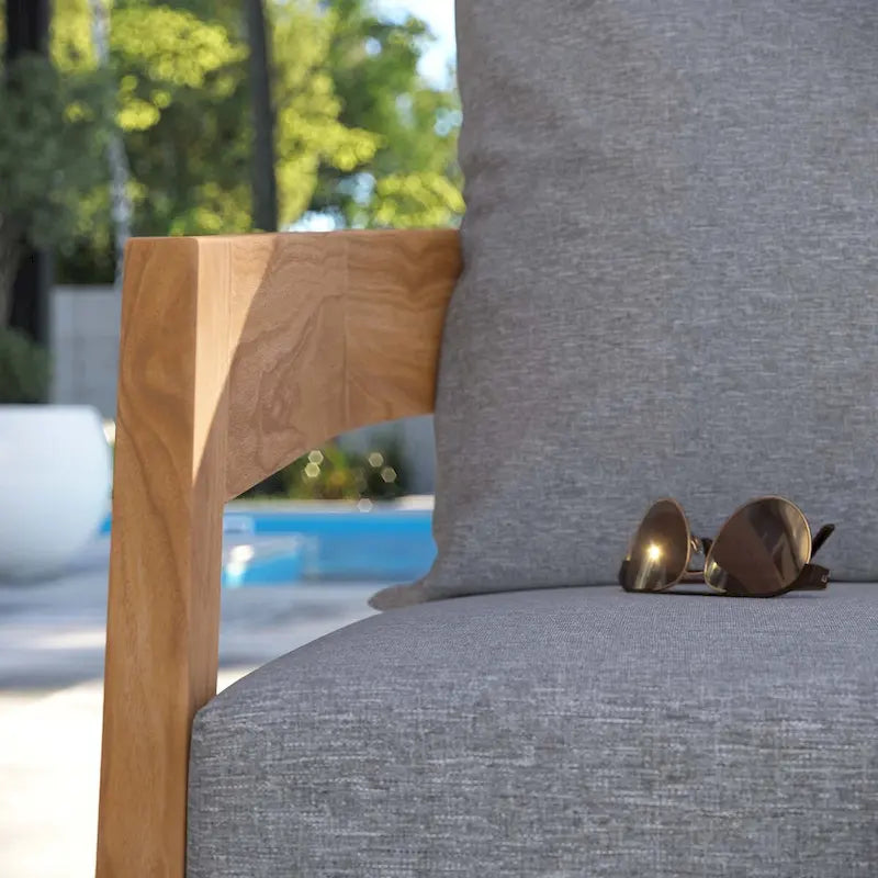 Fauteuil d'extérieur en teck Brisbane