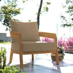 Fauteuil d'extérieur en teck Brisbane