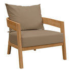 Fauteuil d'extérieur en teck Brisbane