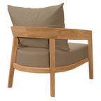 Fauteuil d'extérieur en teck Brisbane