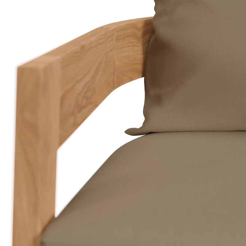 Fauteuil d'extérieur en teck Brisbane