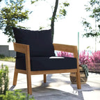 Fauteuil d'extérieur en teck Brisbane