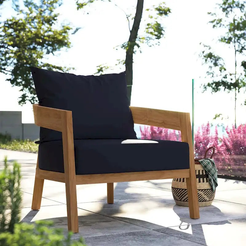 Fauteuil d'extérieur en teck Brisbane