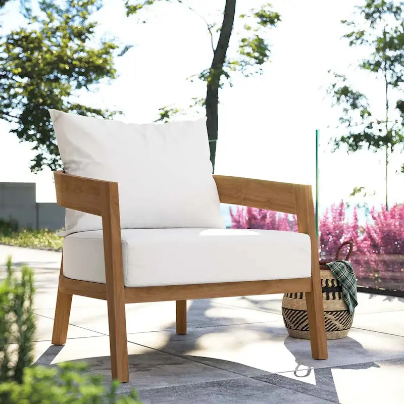 Fauteuil d'extérieur en teck Brisbane