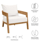Fauteuil d'extérieur en teck Brisbane