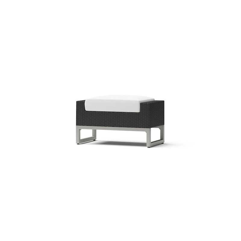 Ensemble de salon de jardin Milo Espresso 8 pièces Sunbrella avec fauteuils pivotants