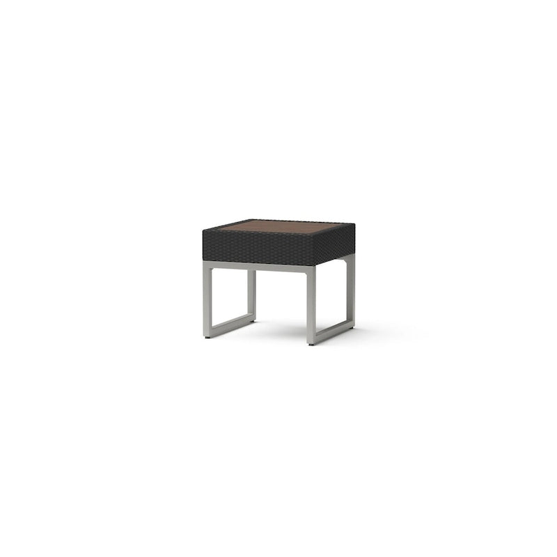 Ensemble de salon de jardin Milo Espresso 8 pièces Sunbrella avec fauteuils pivotants