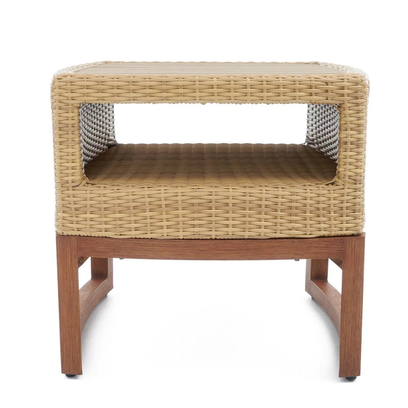 Ensemble de 5 chaises de jardin et poufs Mili Sunbrella pour l'extérieur