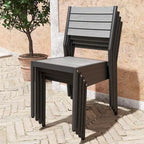 Ensemble de salle à manger d'extérieur 5/7 pièces Pellebant pour patio - S.O.