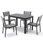 Ensemble de salle à manger d'extérieur 5/7 pièces Pellebant pour patio - S.O.